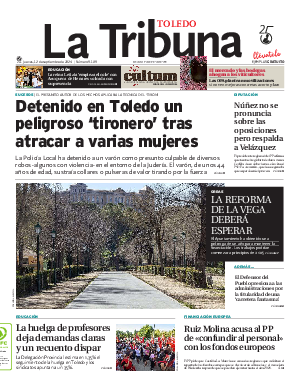 Portada La Tribuna de Toledo