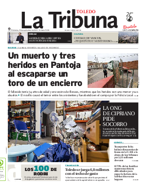 Portada La Tribuna de Toledo