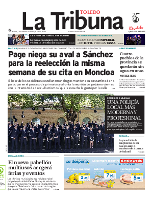 Portada La Tribuna de Toledo