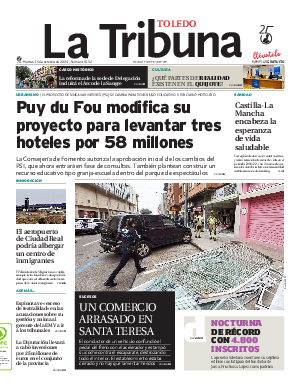 Portada La Tribuna de Toledo