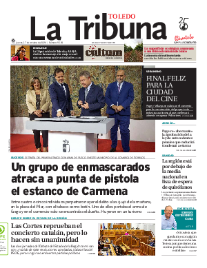 Portada La Tribuna de Toledo