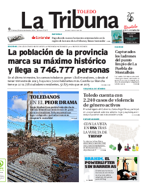 Portada La Tribuna de Toledo