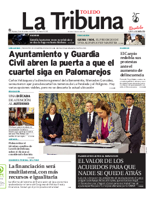 Portada La Tribuna de Toledo