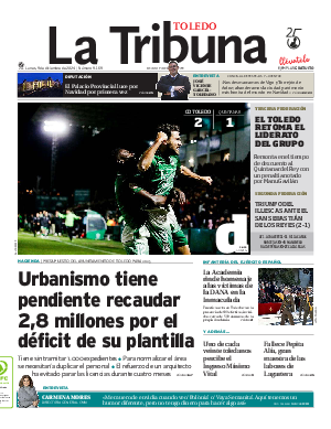 Portada La Tribuna de Toledo