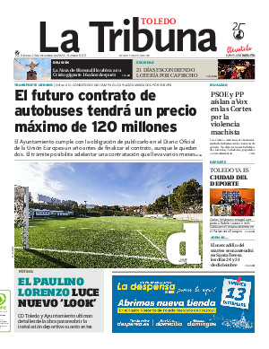 Portada La Tribuna de Toledo