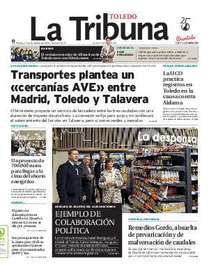 Portada La Tribuna de Toledo