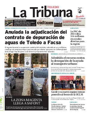 Portada La Tribuna de Toledo