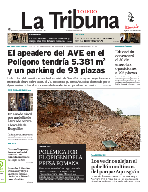 Portada La Tribuna de Toledo