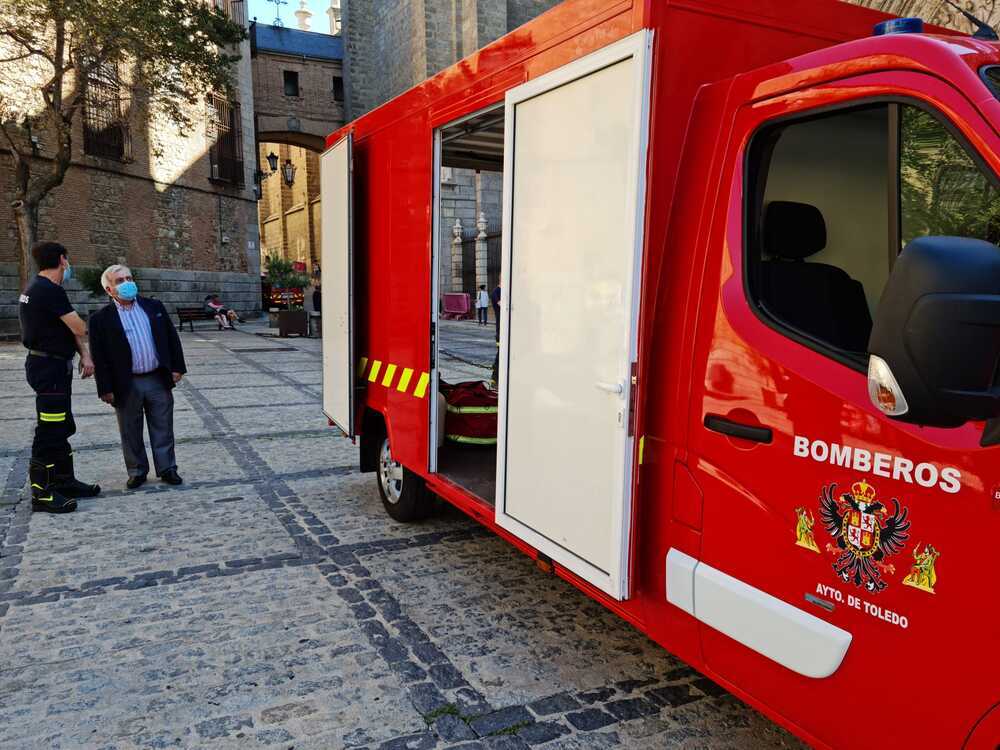 Primer vehículo eléctrico para los bomberos de Toledo