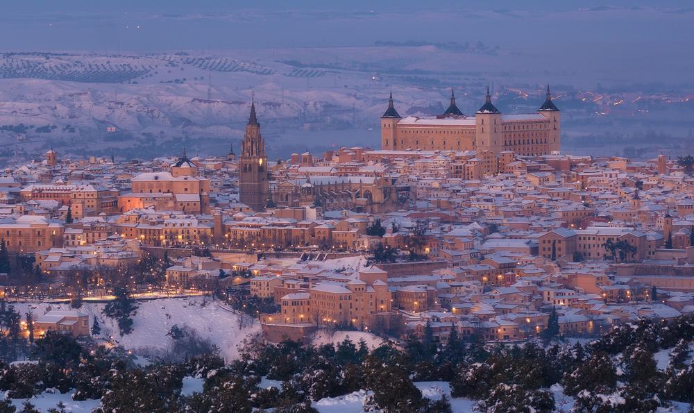 La crónica fotográfica del Toledo nevado que regala Ferrero