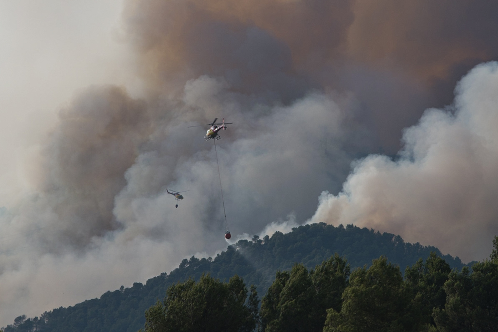 Logran estabilizar el incendio de Santa Coloma de Queralt