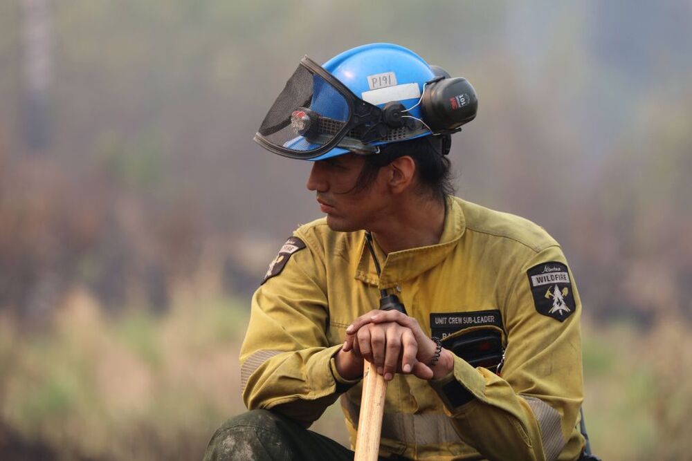 Canada Wildfires continue to impact US air quality  / ALBERTA WILDFIRE HANDOUT