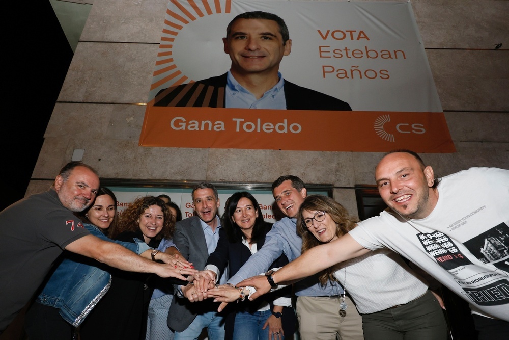 Paños pide el voto para CS, “la llave al futuro de Toledo