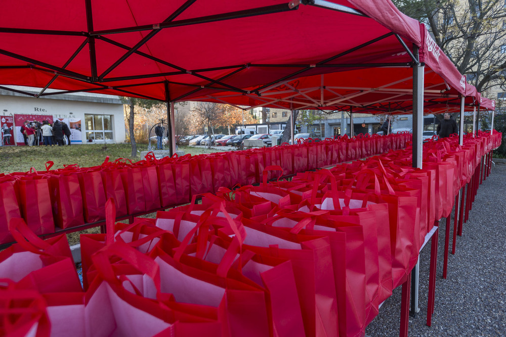 Menú solidario en Navidad para 400 familias
