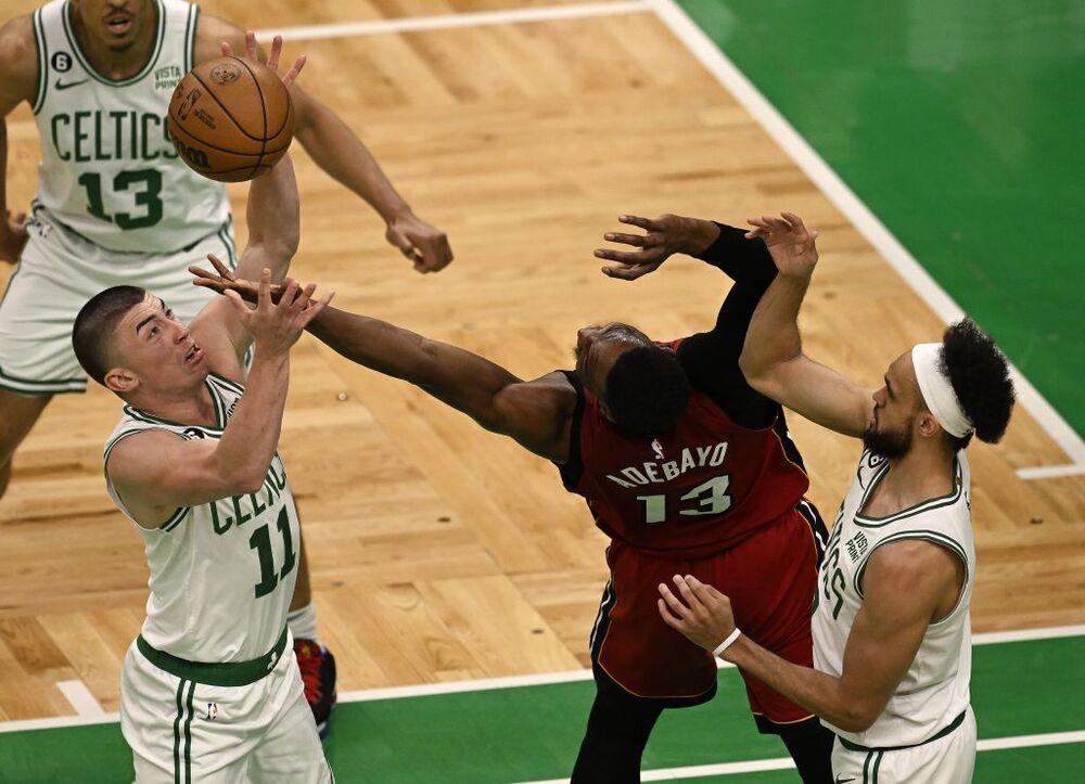 NBA Eastern Conference Finals - Miami Heat at Boston Celtics  / JOHN CETRINO