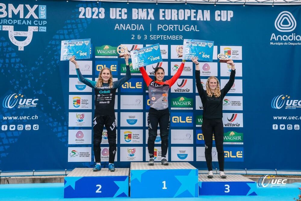 Carla Gómez no topo da Taça dos Campeões Europeus