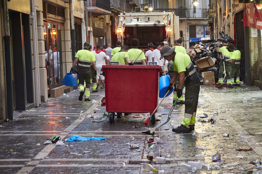 Primer encierro de San Fermín 2023 en Pamplona (Navarra)  / EDUARDO SANZ