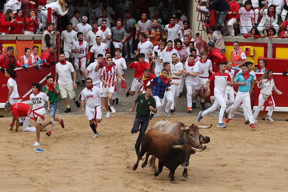 Primer encierro de los sanfermines 2023  / VILLAR LÓPEZ