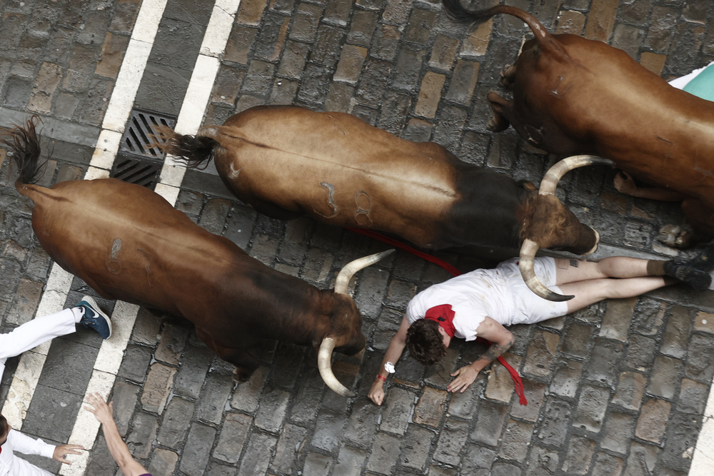 Primer encierro de los sanfermines 2023  / JESÚS DIGES