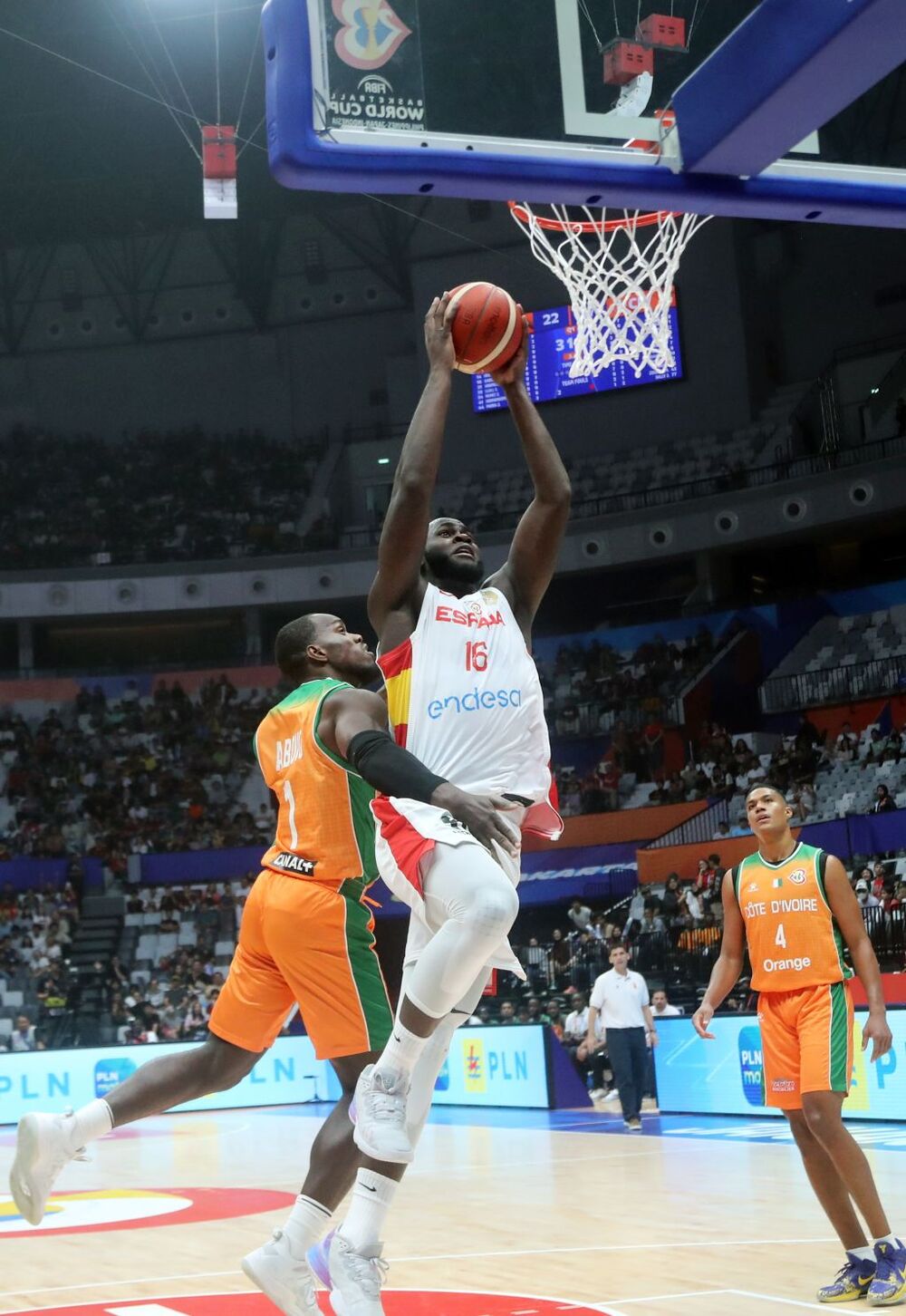 FIBA Basketball World Cup 2023 - Spain vs Ivory Coast  / BAGUS INDAHONO