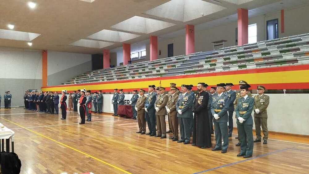 La lluvia suspende el acto del Pilar en Barber