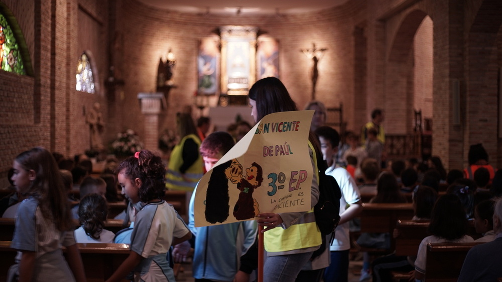 Imágenes de la celebración de San Vicente de Paúl por parte de la comunidad educativa del colegio Tavera.