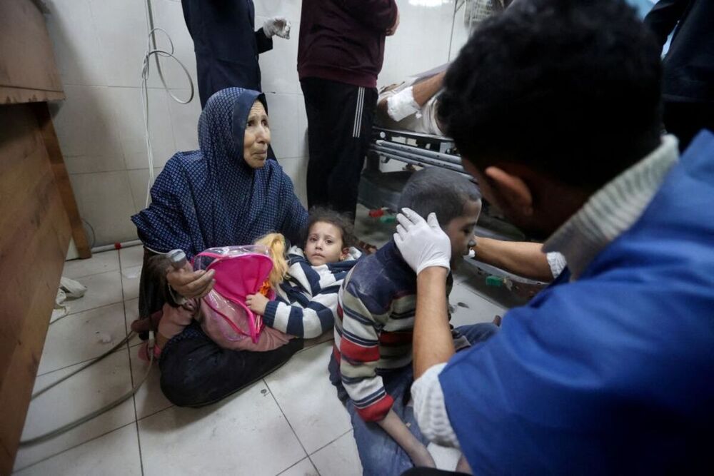 Los pocos habitantes que quedan están en hospitales.