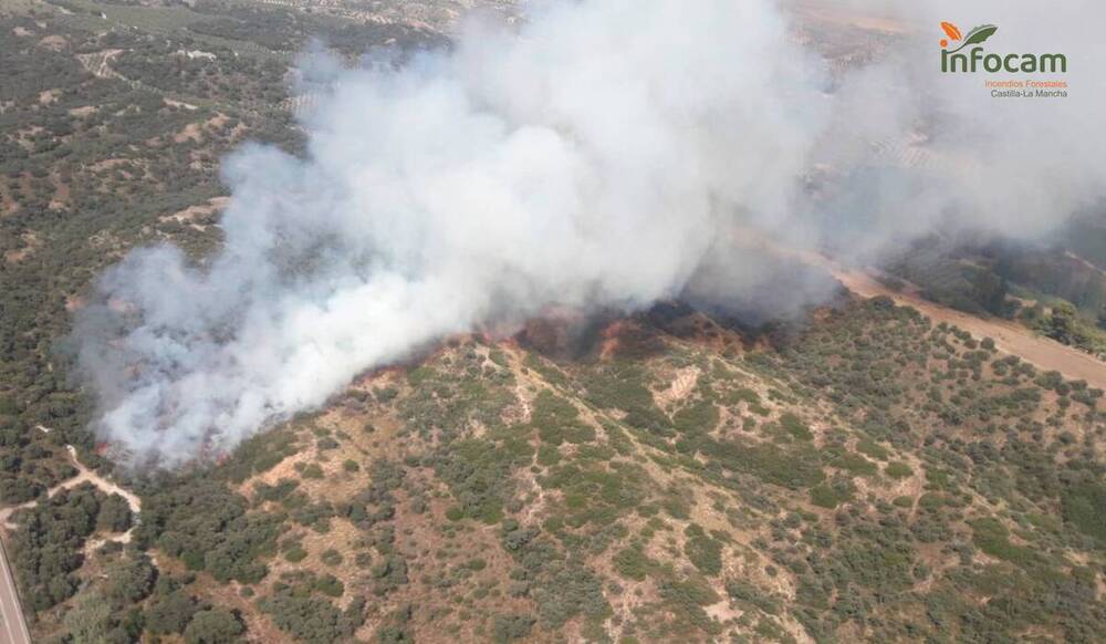 Incendio forestal de nivel 1 en Mesegar de Tajo