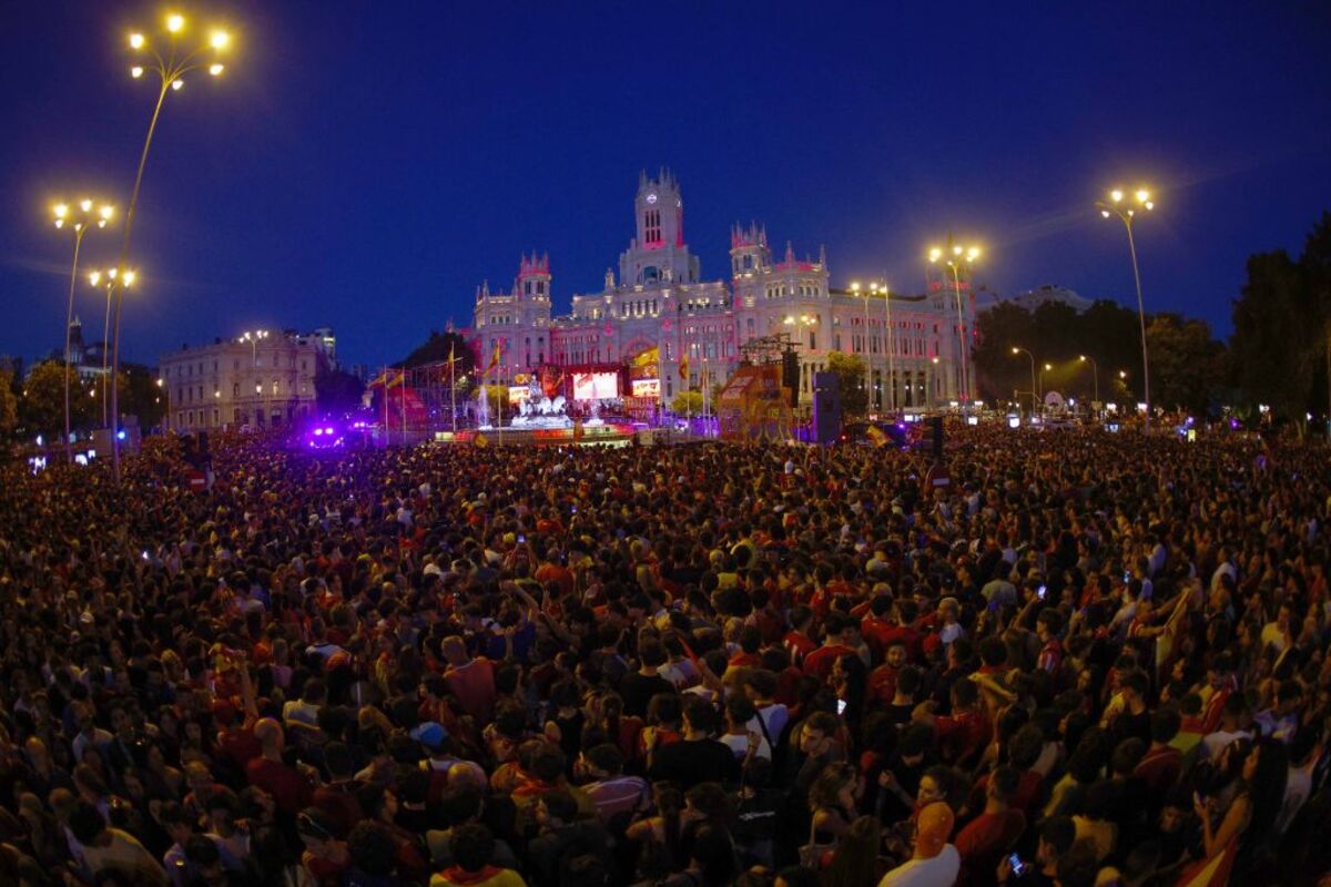 Celebración de la selección española en Madrid  / RODRIGO JIMENEZ