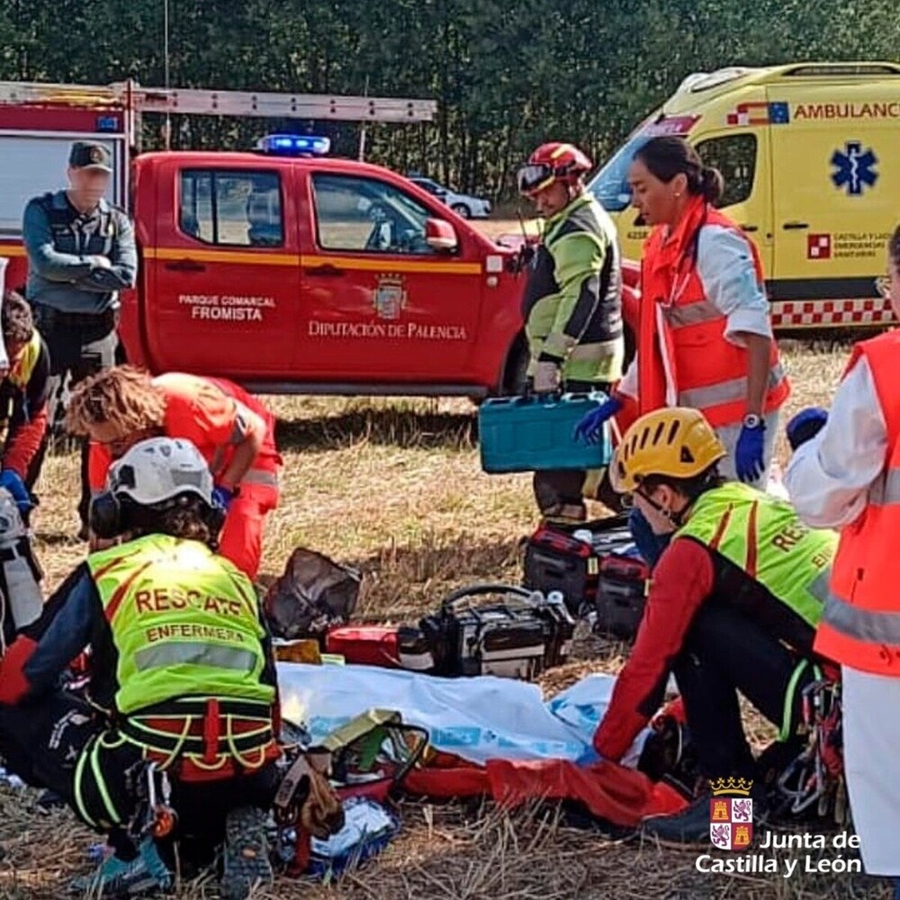 Una mujer muerta al estrellarse una avioneta en Burgos