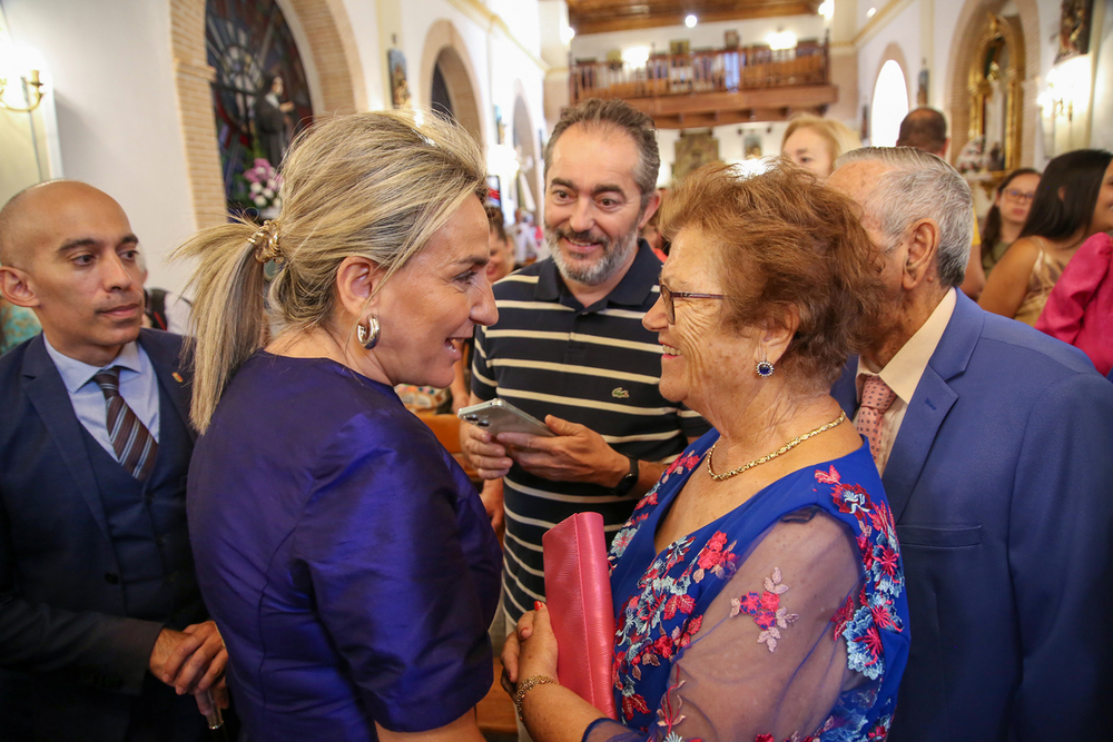 Tolón asiste a las fiestas de la Virgen de la Oliva en Recas