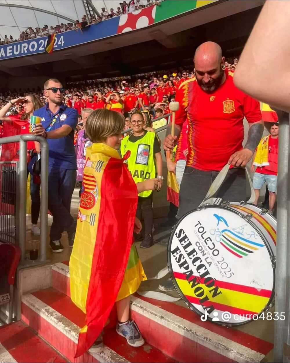 El bombo toledano que aupó a los campeones de Europa