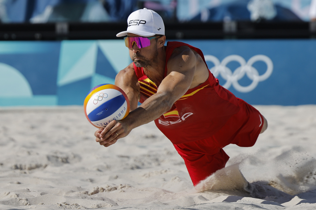 Voley Playa masculino: Polonia vs España  / LAVANDEIRA JR