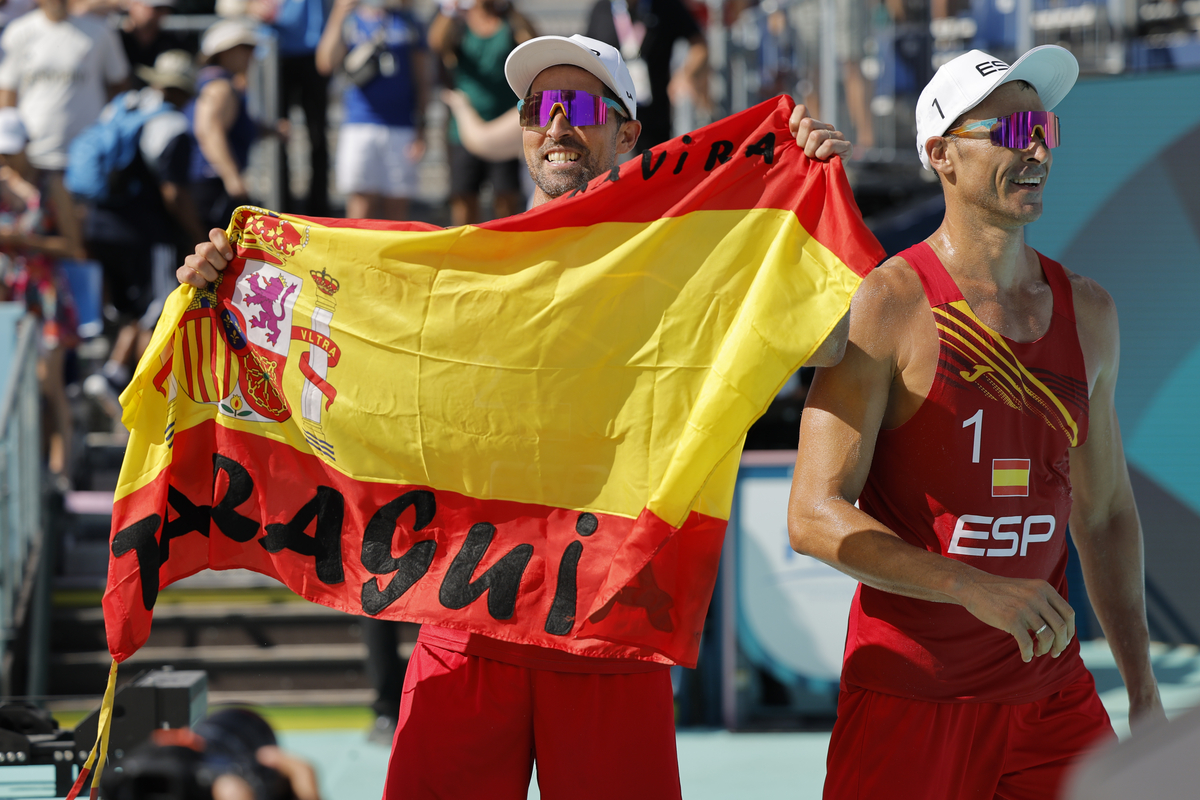 Voley Playa masculino: Polonia vs España  / LAVANDEIRA JR