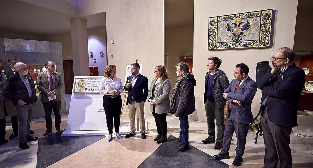 El Ruiz de Luna expone un panel del callejero de Nueva Orleans