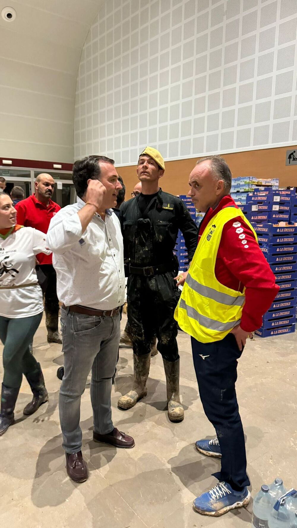 David Moreno marcha a Valencia a coordinar la llegada de ayuda