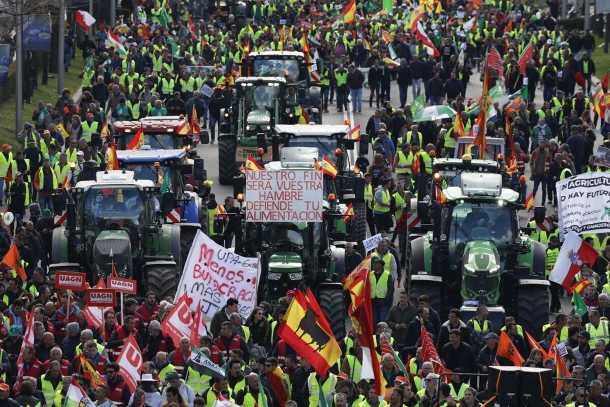 Marcha de agricultores en Madrid  / La Tribuna de Toledo