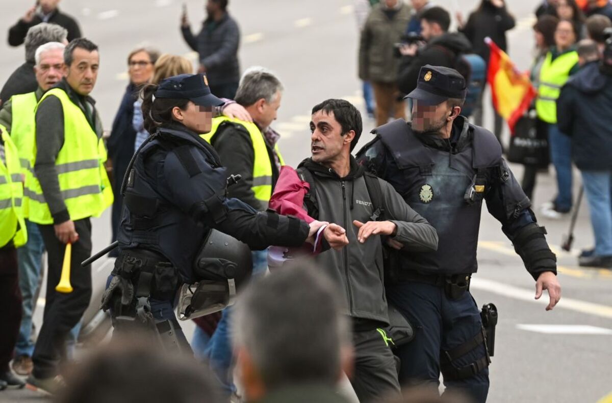 Protestas de los agricultores en Madrid  / FERNANDO VILLAR