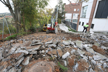 Comienzan las obras del callejón de Obras Públicas