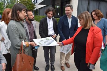 Tita García se felicita por la puesta en marcha del acelerador