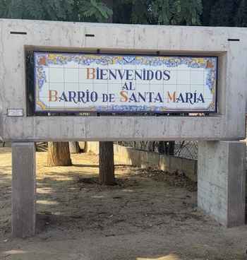 Inaugurado el mural cerámico de bienvenida a Santa María