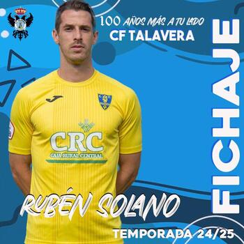 El CF Talavera ficha al delantero Rubén Solano