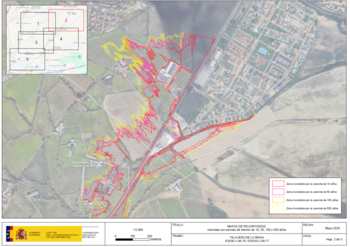 La CHT publica la nueva cartografía de zonas inundables