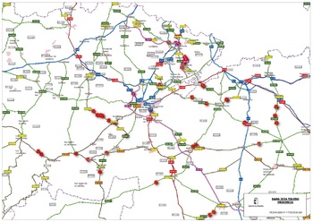 21 carreteras han sido afectadas por la DANA en Toledo