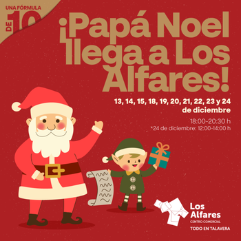 Papá Noel y los Reyes Magos llegan a Los Alfares esta Navidad