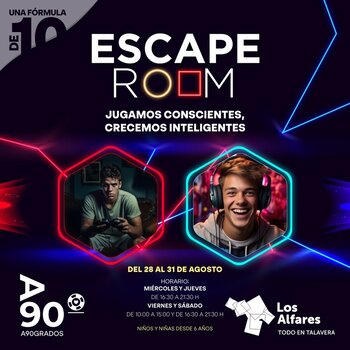 Escape Room sobre uso responsable de videojuegos en Talavera