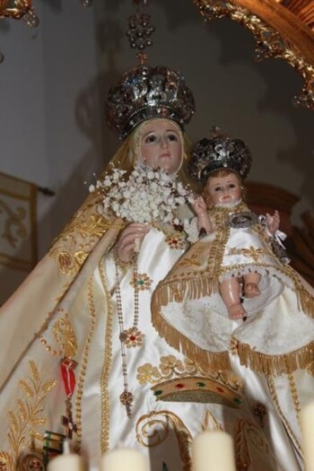 La Virgen de la Salud de Polán, preparada para su día grande