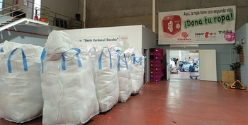 Cáritas recoge 430 toneladas de ropa hasta junio de 2024