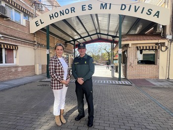 Tolón recibe al jefe interino de la Comandancia de Toledo