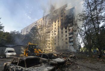 Un bombardeo ruso en Járkov deja 9 muertos y 107 heridos